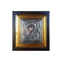 Гравюра иконы «Казанская Божья матерь»