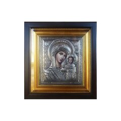 Гравюра иконы «Казанская Божья матерь»