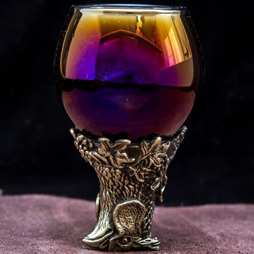 Подарочная стопка перевёртыш «Фазан» цвета фуксия