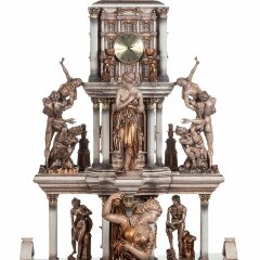 Дизайнерские напольные часы «Венера в Баальбеке» из массива дерева — Премиум подарки