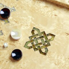 Нарды из карельской берёзы «Жемчужина востока» классические