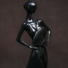 Подставка для бутылки «Леди» с бокалами для вина