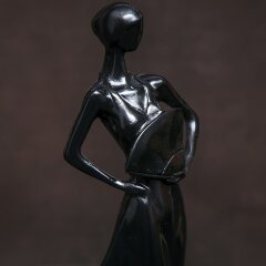 Подставка для бутылки «Леди» с бокалами для вина