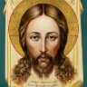 Художественная икона «Спас Нерукотворный» с ручной росписью