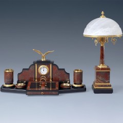 Письменный набор органайзер «Россия» из яшмы в подарок руководителю