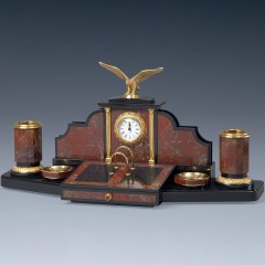 Письменный набор органайзер «Россия» из яшмы в подарок руководителю