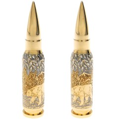 Флешка подарочная (USB 2.0 32 Gb) «Пуля» — калибр настоящего мужчины к 23 февраля