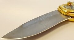 Нож складной дамасский "Тигр"
