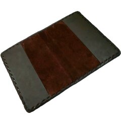 Кожаный набор «Герб России» (обложка для паспорта, ежедневник, ручка)