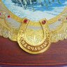 Декоративная плакетка  «Тройка» с подковой