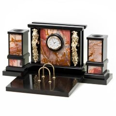 Настольный набор «Стенка» (яшма)