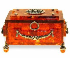 Шкатулка из янтаря «Княжеская»