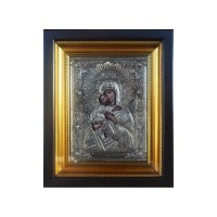 Гравюра иконы «Владимирская Божья матерь»