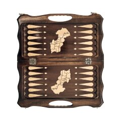 Шахматы нарды шашки «Арарат» резные из массива дерева