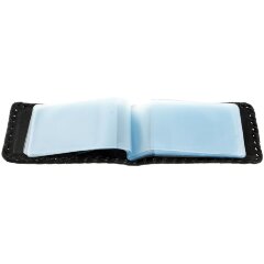 Кожаная визитница «Держава» с позолоченной гравюрой