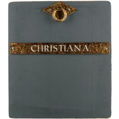 Рукописная икона «Христианство» с художественной росписью