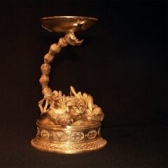 Бронзовый подсвечник «Скорпион» для декора дома