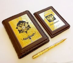 Набор «Ежедневник, паспорт, ручка»