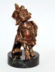 Статуэтка «Козлик со скейтом»