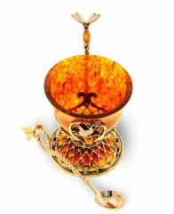 Кофейная чашка из янтаря «Екатерина» 