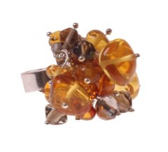 Кольцо из янтаря «Сновидение»