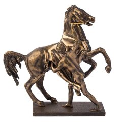 Сувенирная статуэтка «Конь Клодта» №3 украшающая Аничков мост — как оригинальный подарок из СПб