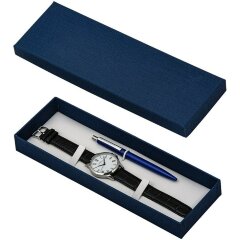 Набор часы «PREMIUMSTYLE» (сталь, ручка)