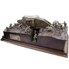 Сувенирная диорама «Бой на реке Сомме»