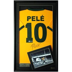 Сертифицированный автограф «Пеле» на футболке