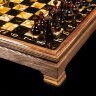 Деревянный шахматный ларец «Венге» из янтаря с фигурами