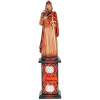 Интерьерные резные часы «Князь Владимир» из массива дерева