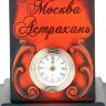 Интерьерные резные часы «Князь Владимир» из массива дерева