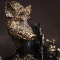 Подставка под бутылку «Кабан» со стопками перевёртышами