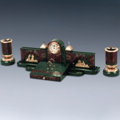 Настольный набор органайзер «Урал» из яшмы в подарок руководителю