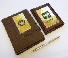 Набор «Ежедневник, паспорт, ручка» 2