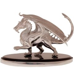 Подарочная статуэтка «Дракон крылатый» на янтаре — как символ Нового 2024 года