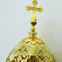 Пасхальное подарочное яйцо «Храм» в подарок для украшения пасхального декора