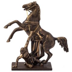 Сувенирная статуэтка «Конь Клодта» №4 украшающая Аничков мост — как оригинальный подарок из СПб