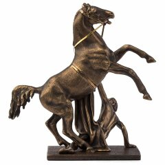 Сувенирная статуэтка «Конь Клодта» №4 украшающая Аничков мост — как оригинальный подарок из СПб