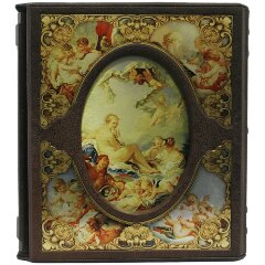 Подарочная книга «Искусство. Иллюстрированная энциклопедия» в кожаном переплёте