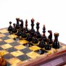 Эксклюзивный шахматный ларец «Классик» и янтаря с фигурами