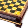 Эксклюзивный шахматный ларец «Классик» и янтаря с фигурами