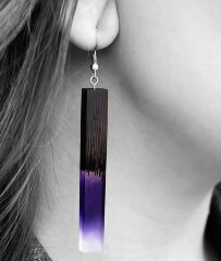 Серьги "Purple Gradient"