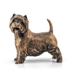 Бронзовая статуэтка собаки «Уэст-хайленд уайт-терьер» в подарок заводчику