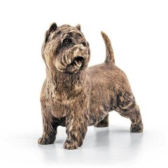 Бронзовая статуэтка собаки «Уэст-хайленд уайт-терьер» в подарок заводчику