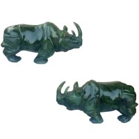 Нефритовая статуэтка «Носорог»