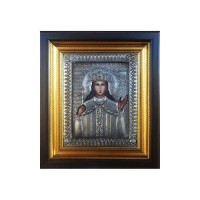 Гравюра иконы «Святая Ирина»