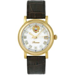 Позолоченные часы «Россия» (позолота)