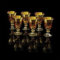 Хрустальные бокалы для вина «DINASTIA AMBRA»