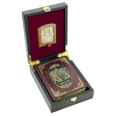 Подарочный набор книги «Домострой» с иконой «Святая Троица»